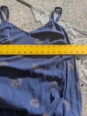 Torrid Celestial Mini Challis Slip Dress Navy Blue Sun Moon Print Plus Size 00 M