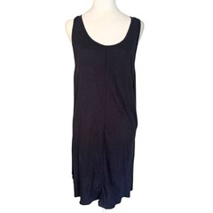 Daniel Patrick Medium Navy Blue 100% Cotton Comfy Loungwear Tank Dress