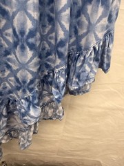Arizona Jean Co M Blue White Tie-Dye Asymmetrical Dress M