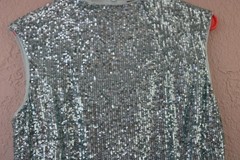Ann Taylor sequin dress Green Sz 4P New never worn
