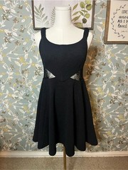 NWT Free People Black Lace- Insert Dress Size M