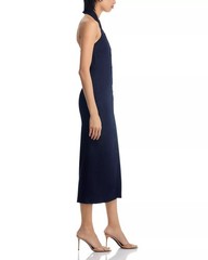 295$ The Lulo Project Halter Neck Cami Denim Dress Sleeveless Size XS Blue