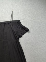 City Studio Women Midi Dress 20W Black Short Sleeve Square Neck Pullover Summer