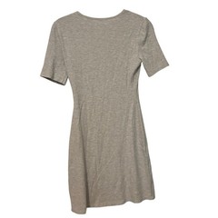 Reformation Beige Ribbed Knit Mini Dress Size Small