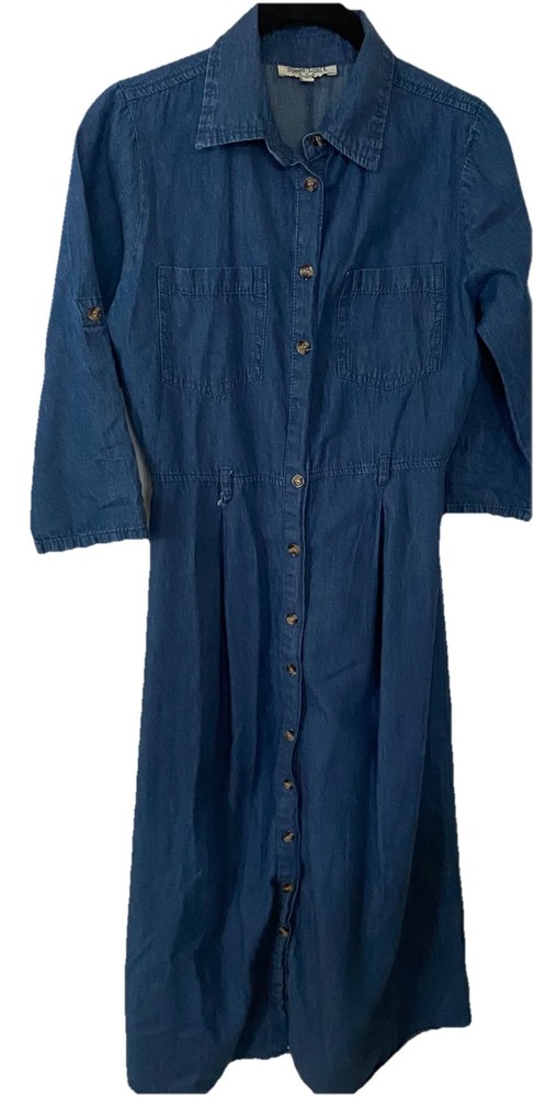 Speed Limit MPH Button Up 100% Cotton Denim Size Small Pockets