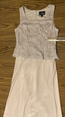 Alex Evenings 2 Pc. Mothers Grandmothers Dress Lace and Sparkles 10