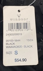 Windsor Women&rsquo;s Black Halter Rhinestone Embellished Mini Bodycon Dress Sz S NWT