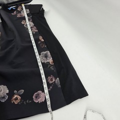 Simply Vera Wang Shift Dress XL Black Floral Dark Coquette Fairygoth Goth