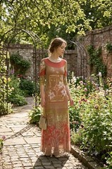 Save The Queen Платье макси Enchanting Vintage Garden Window из сетчатой ткани