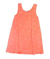FRESH PRODUCE Small Coral Sunset DRAPE STARFISH Jersey Tank SUN Dress $76 NWT S