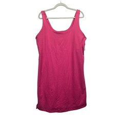 NWT Old Navy Active Powersoft Exercise Dress Pink Built-in Bra Shorts 2X Tennis
