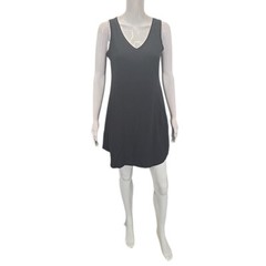 Candace Cameron Bure Womens Sunkissed V-Neck Dress Petite X-Small Size Black