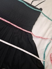 NWT J.Crew Size L Smocked Maxi Dress Cotton Voile Removable Straps Black CI259