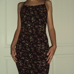 J For Justify Women&rsquo;s Black and Multi Dress