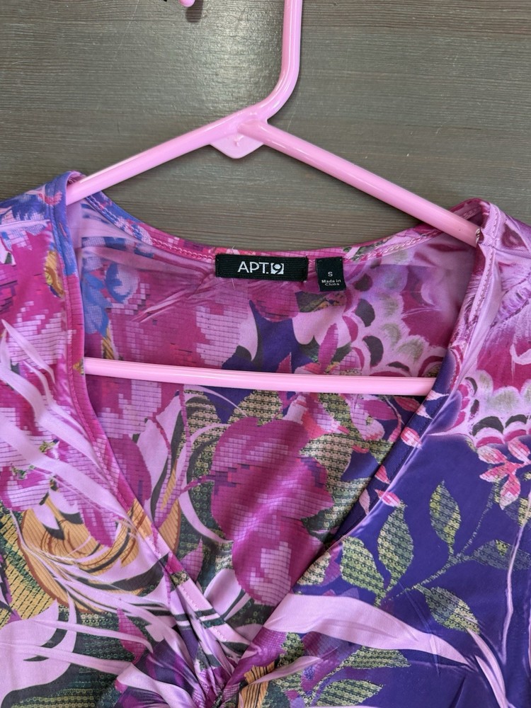 Women&rsquo;s Pink And Purple Summer Dress