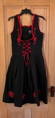 Gaudi Leathers Womens Oktoberfest German Lace Up Dress Size XL (44) Black SP EXC