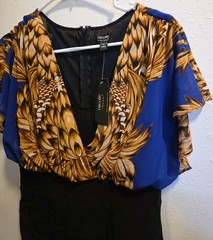 NWT NICOLE by Nicole Miller Dress Size 10, Material-Poly,Rayon,Nylon & Spandex