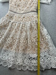 Santa Rita Womens Eyelet Sundress Dress size S Coachella Summer Vaca Romantic*