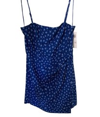 French Connection Aura Whisper Floral Faux Wrap Sundress 6 NWT
