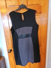 Mile Gabrielle Halter Dress Lined Black Rayon Blend Size 2X NWT