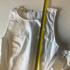 Free Assembly Maxi Dress Womens Size 2XL 20 White Sleeveless Pockets Lined