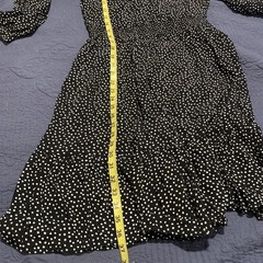Talbots Black White Dot Midi Dress, Size M Dark Academia Dark Feminine Romantic
