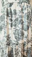 New Anthro Midi Dress New Size Small Sage Toile Coquette Garden Bow Wedding