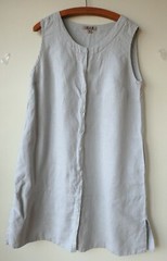 FLAX Designs LINEN DRESS 1G & 2G NWT Marigold Layer GREY