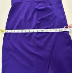Sleeveless V Neck Split Mermaid Purple Evening Cocktail Long Dress, Urban Chic