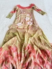 Save The Queen Платье макси Enchanting Vintage Garden Window из сетчатой ткани