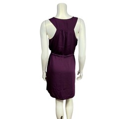 Purple Apartment 9 Silky Sleeveless Dress with Rounded Hem Size medium