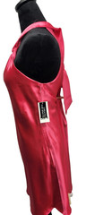 Pink Cut Out Lined Keyhole Pullover Tie Sleeveless Halter Micro Mini Cock D020