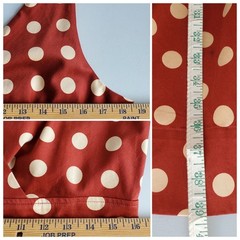 Brown Cream Polka Dot Sun Dress 10 Twee Retro Preppy Wedding Guest Date Night