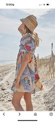 Hunter Bell Retired Patchwork Britton Quilted Cottage Core Dress A