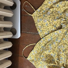 No Boundaries Yellow Floral Hi-Low Wrap Sundress XXL 100% Recycled Polyester