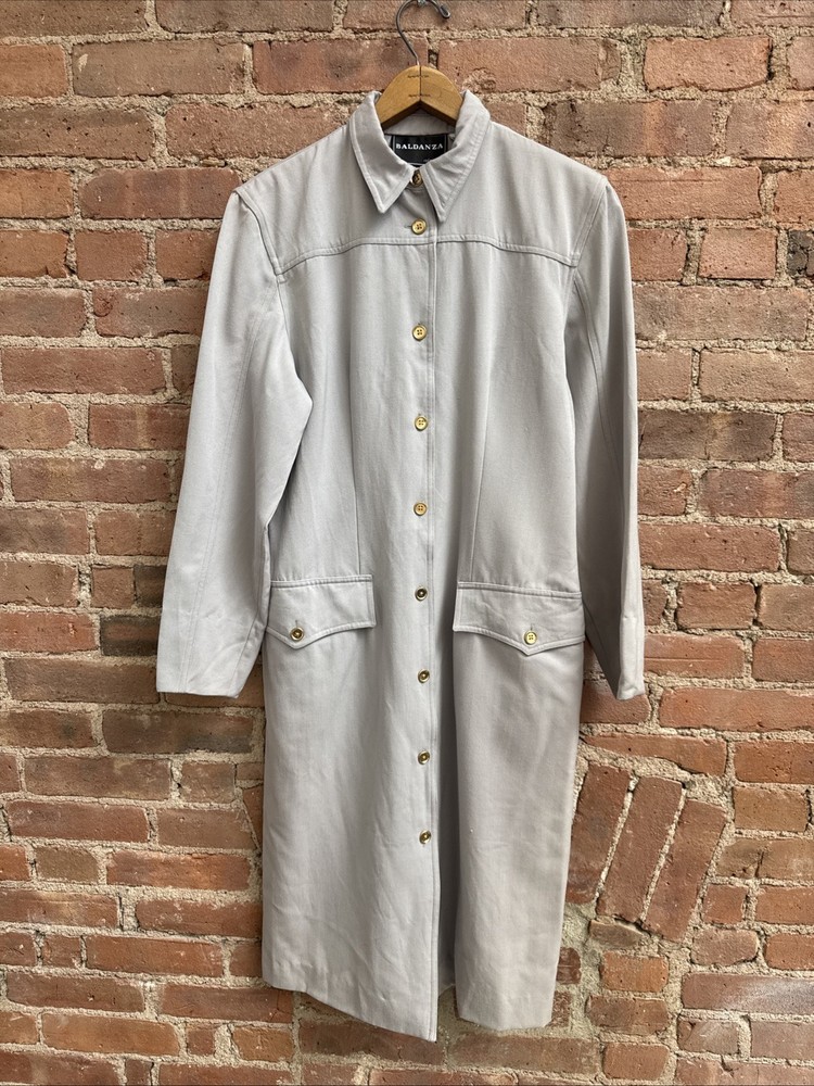 Vintage Baldanza Idée Force Women’s Dress, Sz 10, Gray 100% Wool