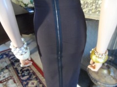 Victoria Beckham Blue/Gray/Brown Plaid Sheath Dress Size 0