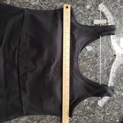 Balance Collection Womens Black Activewear Exercise Dress Built-in Shorts Large