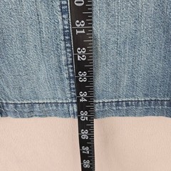 Lee SMALL Denim Button Down Womens Westerncore Cowgirl Medium Wash Shirt Dress