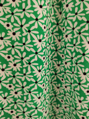 Vertiche Green Mix Patterned Fit and Flair Bardot Short Dress Size 8 BNWOT