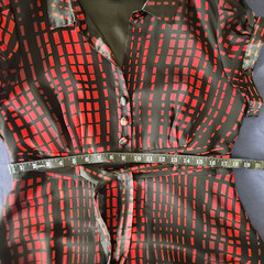 90s Fashion Bug 40s/50s Pin Up Vibe Midi A-LIne Shirt Dress 16