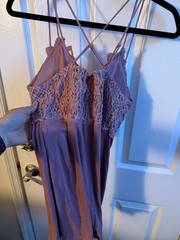 Easel Women&rsquo;s Dusty Rose Lace Bodice Sleeveless Slip