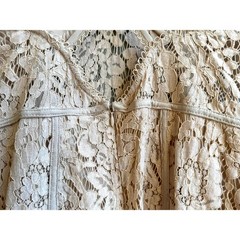 Tobi Lace Mini Dress Pink Floral Embroidered Bustier Strappy S/P