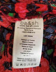 Ba&sh Lab Creative Dolly Jewel Button Summer Mini Dress Size 0 UK 6 New RRP £230