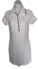 NWT Lulu’s White Stretch Terry Polo / Tennis Dress Sz S