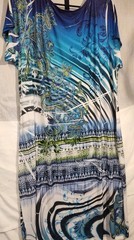 womens plus size dresses 18-20 Abstract Midi Stretch Short Sleeves Avenue