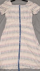 LOFT 8P Whimsical Cottagecore Etherial Square Neck Puff Sleeves Aline Midi Dress