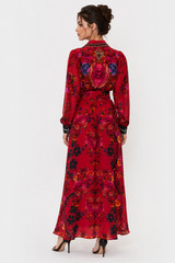 NEW $799 CAMILLA VIEW FROM THE VEIL SHIRT DRESS SILK CRYSTALS
