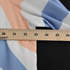Sail to Sable Charade Maxi Dress Size L Caftan Pastel Long Sleeve Chevron STS