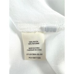 CLOTH & STONE White V-Neck Sleeveless Round Hem Hi Low Tunic Top Dress Size M
